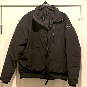 CANADA GOOSE BORDEN BOMBER BLACK LABEL/BLACK/XXL